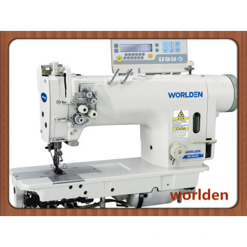 Wd-8422D Electronic High Speed Double Needle Lockstitch Industrial Sewing Machine with Direct Drive